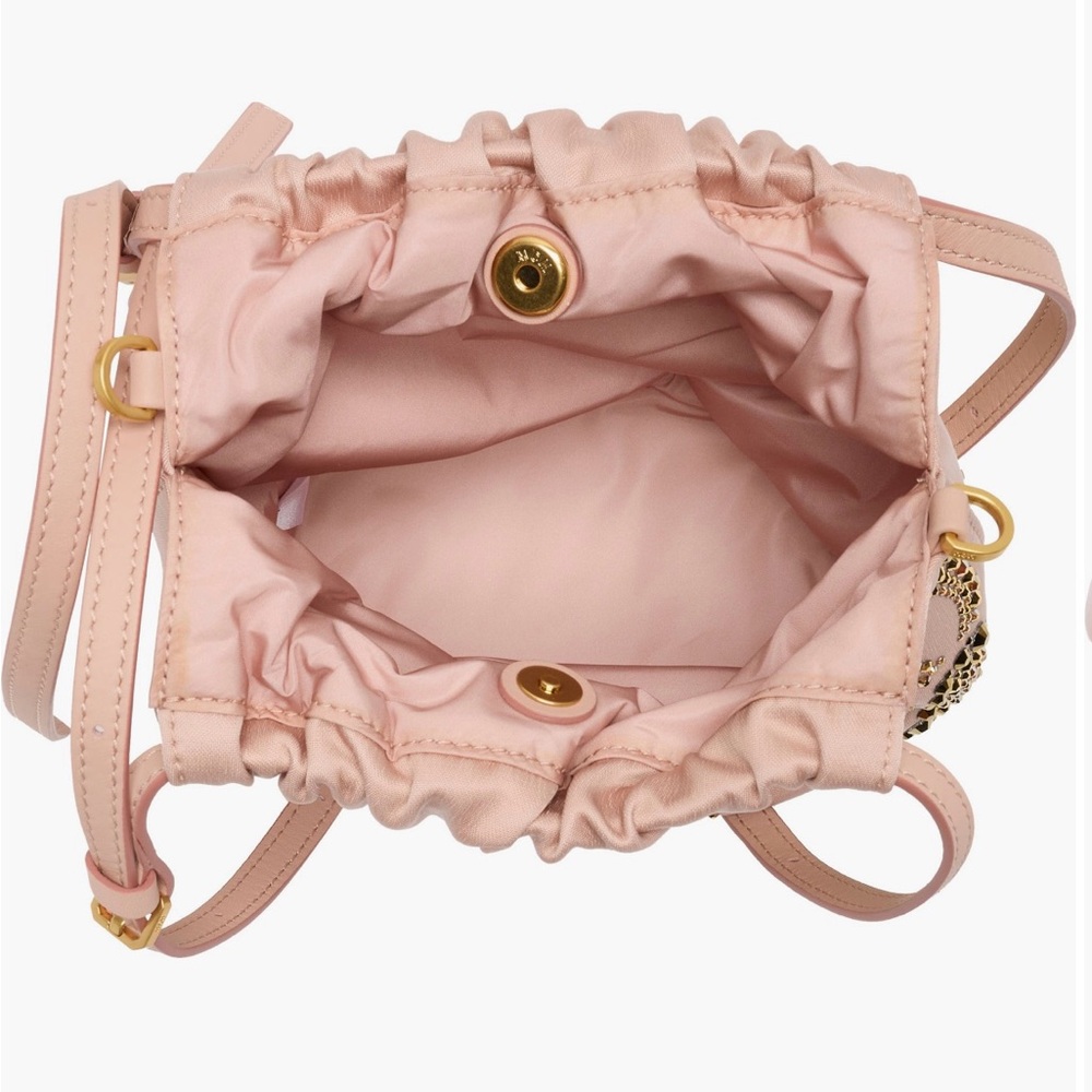 MCM Himmel Laurel.    NEW WITH TAGS Pink Crossbody Bag with Gold Details NWT - Picture 11 of 14